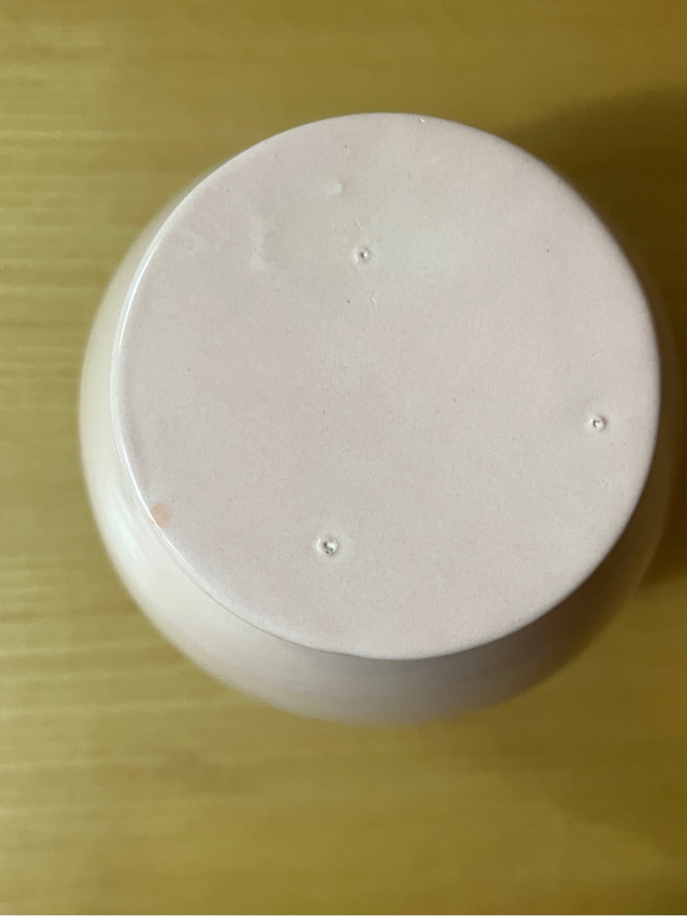 Blush Pink Ceramic Ginger Jar with Lid- Lo Home - Picture 5 of 6